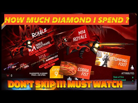 NEW M14 ROYALE EVENT | KITNA DIAMOND GAYA ? UNCUT VIDEO | FREE FIRE MAX | #freefire #freefiremax