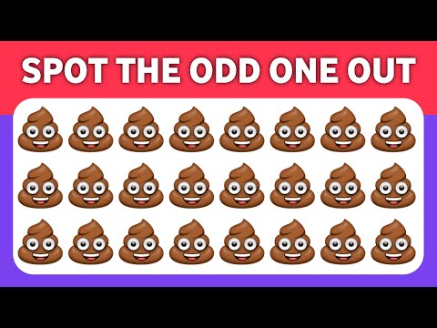 Spot the Odd One Out Emojis (100 Emoji Puzzles)