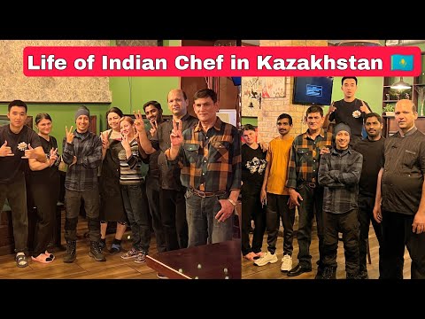 Life of Indian chef in Foreign Country Kazakhstan 🇰🇿 || Indian chef life