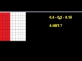 Subtracting Decimals with a Hundredths Grid