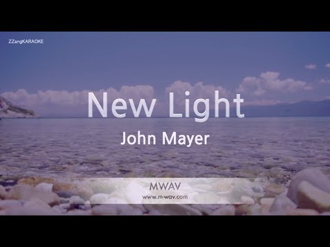 John Mayer-New Light (Karaoke Version)