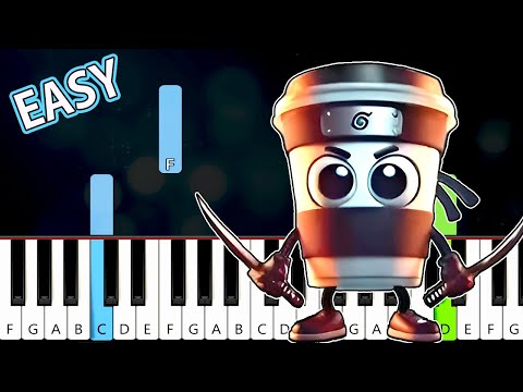 Cappuccino Assassino - EASY Piano Tutorial