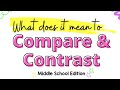 Comparing and Contrasting Concepts