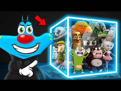 Roblox Oggy Playing Last To Leave The Box With His Friends