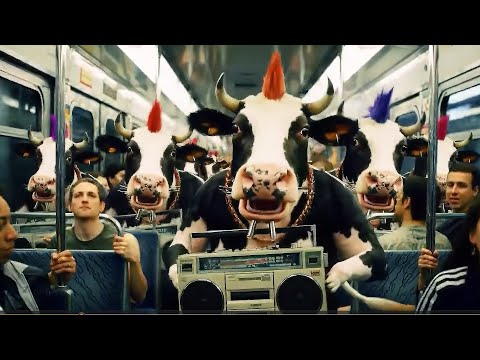 Amazing Funny Cow Dance in the Subway │ Cow Dance & Amazing Funny Cow Videos #cowdance #cow
