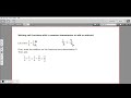 Adding Fractions and Common Denominators
