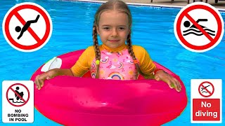 Bogdan & Anabella Show Hotel Pool Rules! – Family Fun Time!