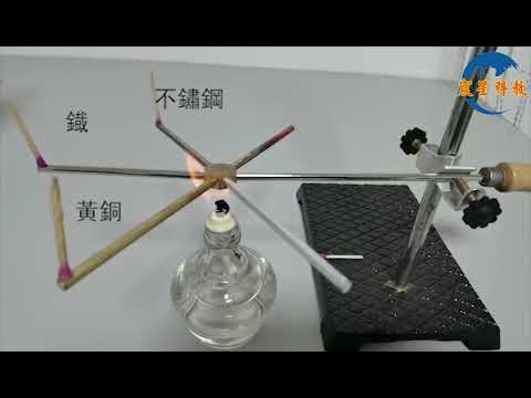 熱傳導實驗 - YouTube