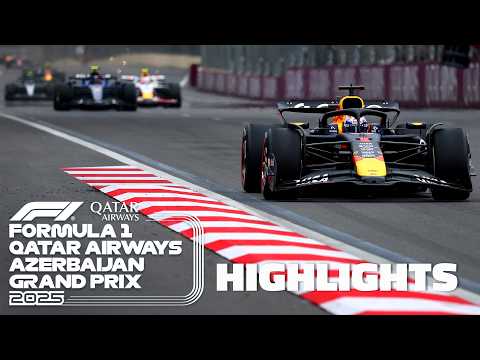 2025 Azerbaijan Grand Prix 🏎️ Full Race HIGHLIGHTS 🔥 | ESPN F1