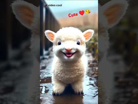 cute and funny gaat🦙🥰 #ai #funny #shortvideo