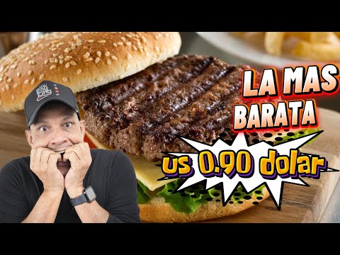 INCREÍBLE HAMBURGUESA DE CARNE por solo 4 mil pesos con todo. BARATA