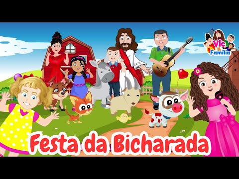 Festa da Bicharada/ As 7 notas musicais #desenhoinfantil #louvores