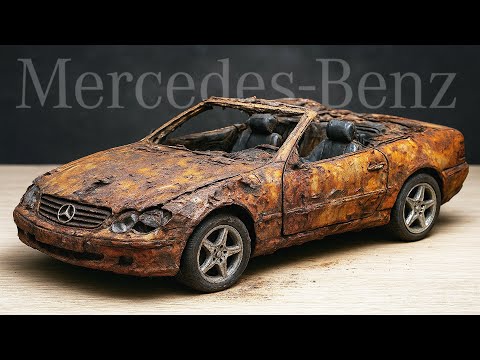 Mercedes SL 2001 Restoration model car