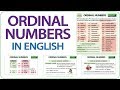 Understanding Ordinal Numbers