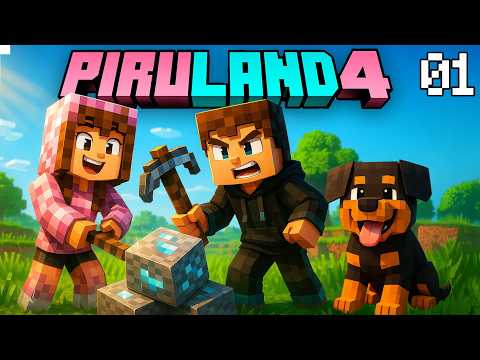 ASÍ COMIENZA PIRULAND 4 😁 Cap 1 Queremos Recrear la Finquita Bonita en Minecraft 😍 Sandra Cires Play