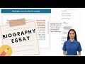 Introduction and Structure of Biography Essays