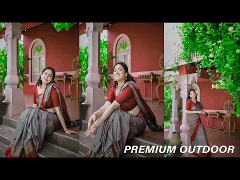 Premium Outdoor Photoshoot Preset | Photoshop Outdoor Red Green Preset | Edit Zone