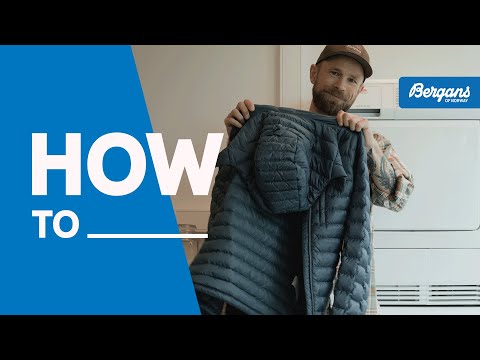 How to wash and dry your down garments
