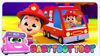 Wheels On The Firetruck, Emergency Vehicles & More Nursery Rhymes for Kids
