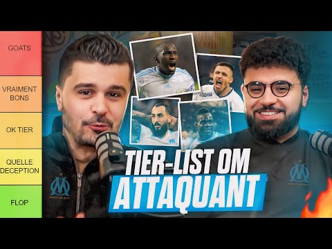 🔥TIER LIST : on CLASSE les ATTAQUANTS de l'OM c'est CHAUD🥵 avec @footballclubdemarseille