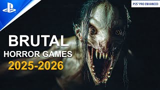 BEST NEW AAA BRUTAL HORROR games with ULTRA REALISTIC GRAPHICS coming in 2025 and 2026