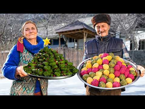 Charming Winter Cooking in Village: Heartwarming Recipe for Cold Days❄️