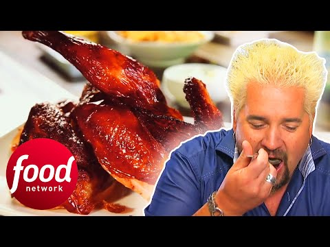 Guy Fieri Checks Out Some INTENSE Drunken Chicken & Gumbo  | Diners, Drive-ins & Dives