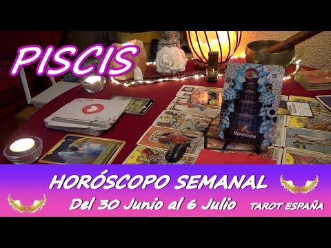 ♓️PISCIS SEMANA DEL 30 JUNIO AL 6 JULIO 2025🌹​🍀​​​​​​TAROT ESPAÑA