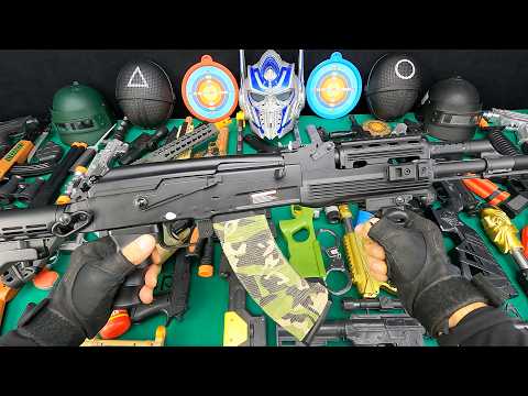 Realistic Airsoft Style Toy Guns! AK Rifle, Glock 19, Tactical M4, Sniper, Gold Pistols & USA Gear!