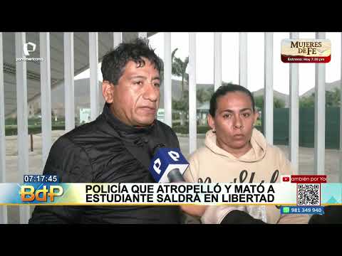 Policía que atropelló y mató a estudiante saldrá en libertad