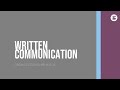 Written Communication in Business