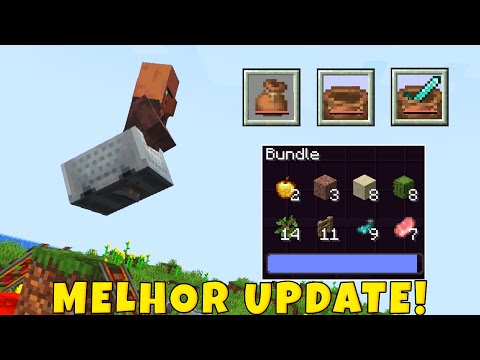 A MELHOR ATUALIZAÇÃO DO MINECRAFT EM 2024!