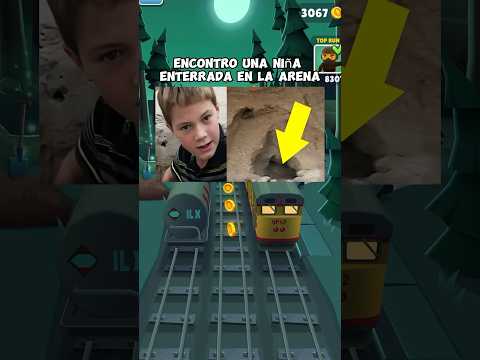 Este niño encontró a una niña enterrada en la arena y pasó esto 😨🏝️