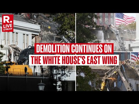 White House East Wing Demolition LIVE | Major Renovation Begins | Washington DC | US Govt