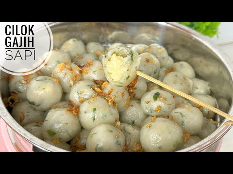 RESEP CILOK JADUL ISI GAJIH SAPI !!! UWENAK LUMER KENYAL EMPUK CILOKNYA 😃👍