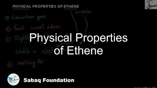 Physical Properties of Ethene