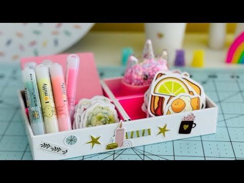 ⭐️ DIY cute Idea #shorts #art #diy #papercraft #clay #dryclay #youtube #craft #stickers