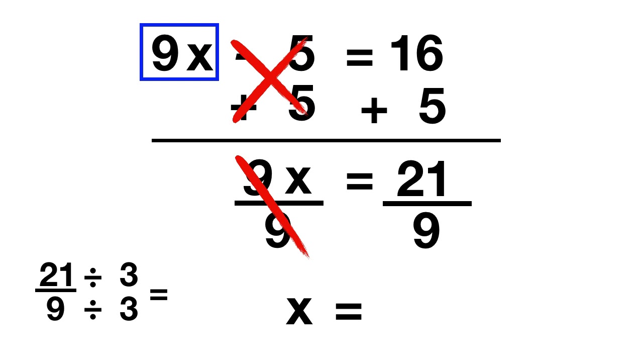 Two-Step Equation Solving Quiz