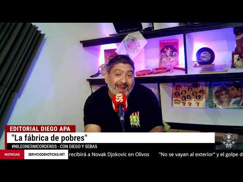 Editorial Diego Apa: “La fábrica de pobres” – Ni leones ni corderos con Diego y Sebas.