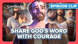 Paul Explains The Gospel | Superbook - Paul and the Unknown God Part 1 English Clip