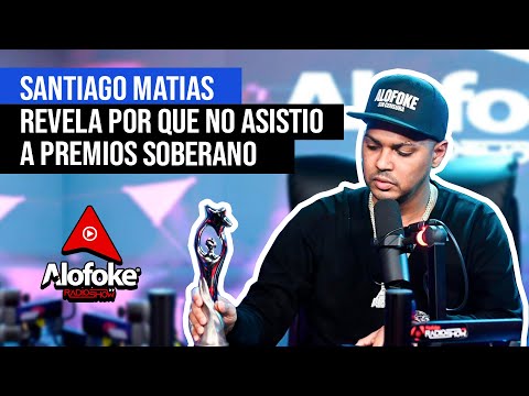 SANTIAGO MATIAS REVELA NUNCA LE ENVIARON LA INVITACION PARA PREMIOS SOBERANO (AGRADECE A ACROARTE)