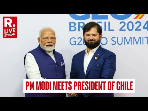 PM Modi LIVE: Prime Minister Narendra Modi Meets President Of Chile Gabriel Boric