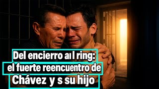 Así fue el reencuentro de Julio César Chávez y su hijo tras salir de la cárcel