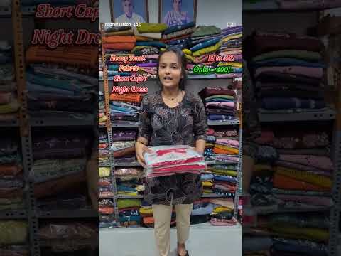 💥 સેલ 💥 સેલ 💥 સેલ 👚👖નાઈટ ડ્રેસ  ઓન્લી રેડ કલર M to 3XL #surat #fashion #reels #clothes #viral #love