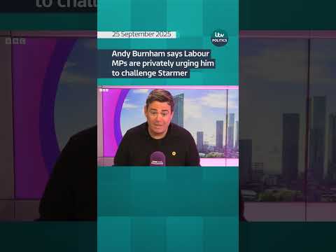 Andy Burnham says Labour MPs are privately urging him to challenge Starmer | ITV News