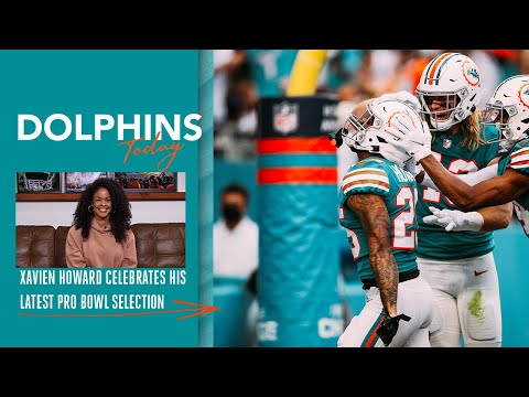 Xavien Howard Celebrates His Latest Pro Bowl Selection | Dolphins Today video clip