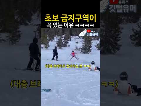 스키 탈 때 이거만 알아도 반은 감 ㅋㅋㅋㅋㅋ
