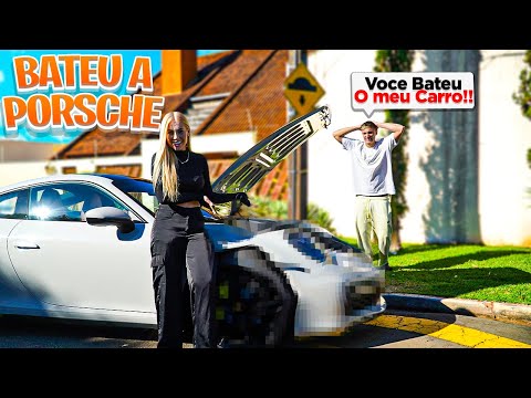 ELA BATEU A PORSCHE NOVA DO JUNIOR!!