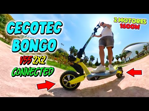 CECOTEC BONGO V55 2X2 CONNECTED: ¿Cuántos KM REALES hace con DOBLE MOTOR? ¡TEST EXTREMO de BATERÍA!