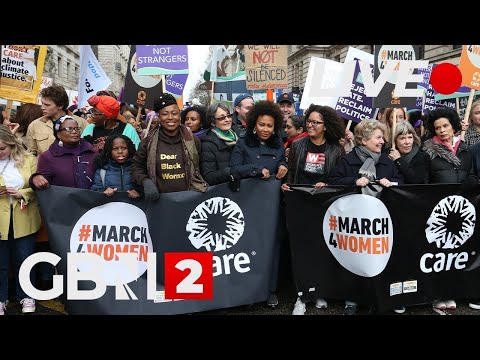 LIVE NOW: Thousands march in Paris to mark International Women's Day